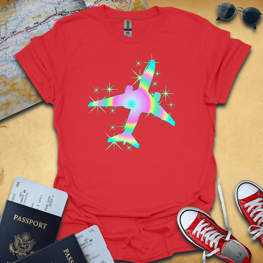 Sparkle Plane Travel T-Shirt