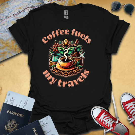 Coffee Fuel Travel T-Shirt