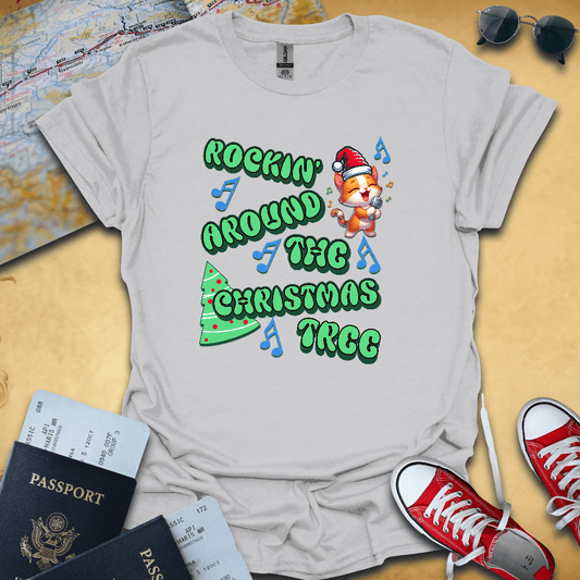 Rockin Christmas Travel T-Shirt